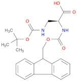 L-Alanine, 3-[[(1,1-dimethylethoxy)carbonyl]amino]-N-[(9H-fluoren-9-ylmethoxy)carbonyl]-