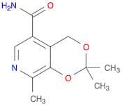 4H-1,3-Dioxino[4,5-c]pyridine-5-carboxamide, 2,2,8-trimethyl-