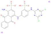 2-Anthracenesulfonic acid, 1-amino-4-[[4-[(4,6-dichloro-1,3,5-triazin-2-yl)amino]-3-sulfophenyl]am…