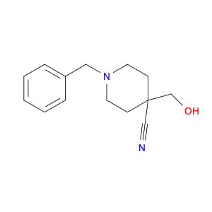 4-Piperidinecarbonitrile, 4-(hydroxymethyl)-1-(phenylmethyl)-