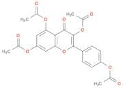 4H-1-Benzopyran-4-one, 3,5,7-tris(acetyloxy)-2-[4-(acetyloxy)phenyl]-