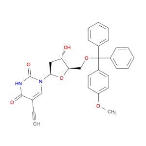 Uridine, 2'-deoxy-5-ethynyl-5'-O-[(4-methoxyphenyl)diphenylmethyl]-