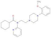 Cyclohexanecarboxamide, N-[2-[4-(2-methoxyphenyl)-1-piperazinyl]ethyl]-N-2-pyridinyl-