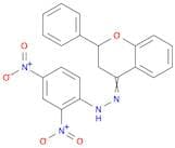 4H-1-Benzopyran-4-one, 2,3-dihydro-2-phenyl-, 2-(2,4-dinitrophenyl)hydrazone