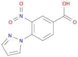 3-Nitro-4-(1h-pyrazol-1-yl)benzoic acid