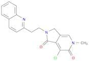 7-Chloro-5-methyl-2-(2-(quinolin-2-yl)ethyl)-2,3-dihydro-1H-pyrrolo[3,4-c]pyridine-1,6(5H)-dione