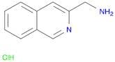 3-Isoquinolinemethanamine, hydrochloride (1:1)