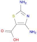 5-Thiazolecarboxylic acid, 2,4-diamino-