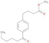 Benzenebutanoic acid, 4-(1-oxohexyl)-, methyl ester