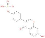 4H-1-Benzopyran-4-one, 7-hydroxy-3-[4-(sulfooxy)phenyl]-