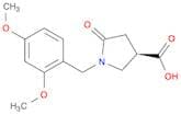 3-Pyrrolidinecarboxylic acid, 1-[(2,4-dimethoxyphenyl)methyl]-5-oxo-, (3R)-