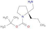 1-Pyrrolidinecarboxylic acid, 2-(aminomethyl)-2-propyl-, 1,1-dimethylethyl ester, (2R)-