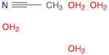 Acetonitrile, tetrahydrate (9CI)