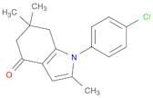 1-(4-Chlorophenyl)-2,6,6-trimethyl-6,7-dihydro-1H-indol-4(5H)-one
