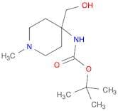 tert-butyl N-[4-(hydroxymethyl)-1-methylpiperidin-4-yl]carbamate