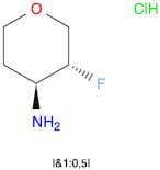 Rel-(3r,4s)-3-fluorooxan-4-amine hydrochloride