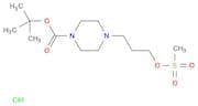 1-Piperazinecarboxylic acid, 4-[3-[(methylsulfonyl)oxy]propyl]-, 1,1-dimethylethyl ester, hydrochl…