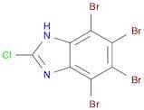 1H-Benzimidazole, 4,5,6,7-tetrabromo-2-chloro-