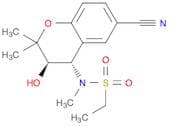 Ethanesulfonamide, N-[(3R,4S)-6-cyano-3,4-dihydro-3-hydroxy-2,2-dimethyl-2H-1-benzopyran-4-yl]-N-m…
