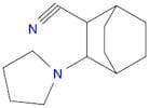 Bicyclo[2.2.2]octane-2-carbonitrile, 3-(1-pyrrolidinyl)-, trans- (8CI)
