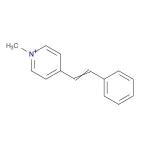 Pyridinium, 1-methyl-4-(2-phenylethenyl)-