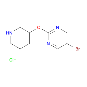 5-Bromo-2-(piperidin-3-yloxy)pyrimidine hydrochloride