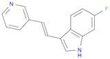 1H-INDOLE, 6-FLUORO-3-[(1E)-2-(3-PYRIDINYL)ETHENYL]-