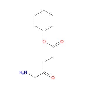 Pentanoic acid, 5-amino-4-oxo-, cyclohexyl ester
