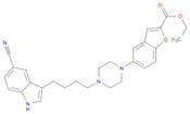 Ethyl 5-(4-(4-(5-cyano-1H-indol-3-yl)butyl)piperazin-1-yl)benzofuran-2-carboxylate