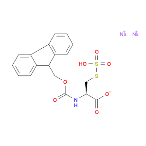 L-Cysteine, N-[(9H-fluoren-9-ylmethoxy)carbonyl]-S-sulfo-, sodium salt (1:2)