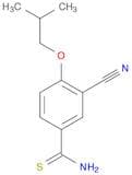 3-Cyano-4-isobutoxybenzothioamide