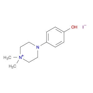 Piperazinium, 4-(4-hydroxyphenyl)-1,1-dimethyl-, iodide (1:1)