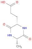 2-Piperazinepropanoic acid, 5-methyl-3,6-dioxo-, (2S,5S)-