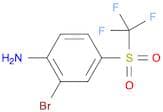 Benzenamine, 2-bromo-4-[(trifluoromethyl)sulfonyl]-