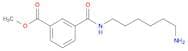 Benzoic acid, 3-[[(6-aminohexyl)amino]carbonyl]-, methyl ester