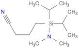 4-[(Dimethylamino)bis(1-methylethyl)silyl]butanenitrile