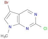 7H-Pyrrolo[2,3-d]pyrimidine, 5-bromo-2-chloro-7-methyl-