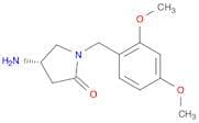 (4S)-4-amino-1-[(2,4-dimethoxyphenyl)methyl]pyrrolidin-2-one