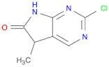 2-chloro-5-methyl-5H,6H,7H-pyrrolo[2,3-d]pyrimidin-6-one