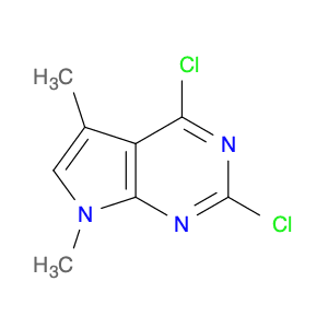 7H-Pyrrolo[2,3-d]pyrimidine, 2,4-dichloro-5,7-dimethyl-