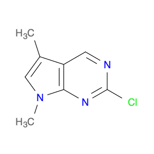 7H-Pyrrolo[2,3-d]pyrimidine, 2-chloro-5,7-dimethyl-