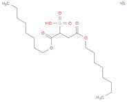 Butanedioic acid, 2-sulfo-, 1,4-dioctyl ester, sodium salt (1:1)