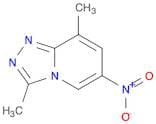 1,2,4-Triazolo[4,3-a]pyridine, 3,8-dimethyl-6-nitro-