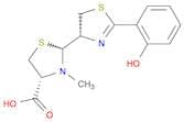 4-Thiazolidinecarboxylic acid, 2-[(4S)-4,5-dihydro-2-(2-hydroxyphenyl)-4-thiazolyl]-3-methyl-, (2R…