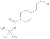 1-Piperidinecarboxylic acid, 4-(3-bromopropyl)-, 1,1-dimethylethyl ester