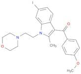 Methanone, [6-iodo-2-methyl-1-[2-(4-morpholinyl)ethyl]-1H-indol-3-yl](4-methoxyphenyl)-