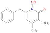 2(1H)-Pyridinone, 1-hydroxy-3,4-dimethyl-6-(phenylmethyl)-
