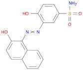 Benzenesulfonamide, 4-hydroxy-3-[2-(2-hydroxy-1-naphthalenyl)diazenyl]-