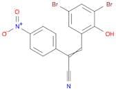 Benzeneacetonitrile, α-[(3,5-dibromo-2-hydroxyphenyl)methylene]-4-nitro-