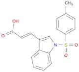 3-{1-[(4-methylphenyl)sulfonyl]-1H-indol-3-yl}acrylic acid